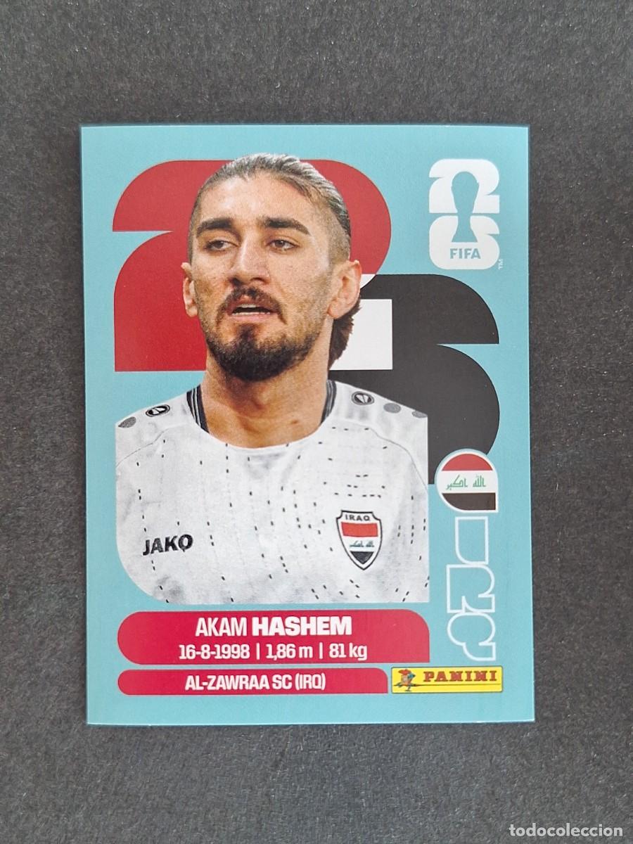 Cromos de F&uacute;tbol: L2 HASHEM SELECCION IRAQ 5 PANINI MUNDIAL FIFA WORLD CUP 2026 PANINI NUNCA PEGADO