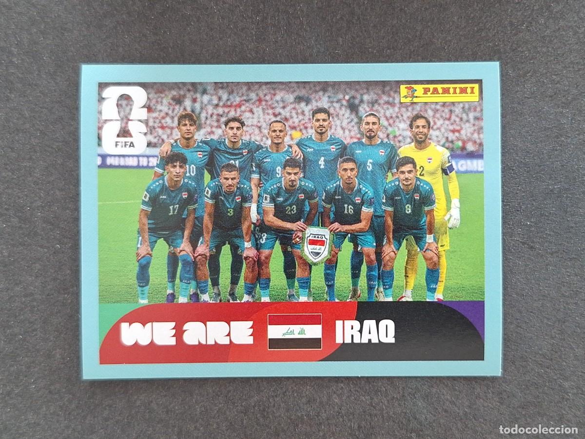Cromos de F&uacute;tbol: L2 EQUIPO SELECCION IRAQ 13 PANINI MUNDIAL FIFA WORLD CUP 2026 PANINI NUNCA PEGADO