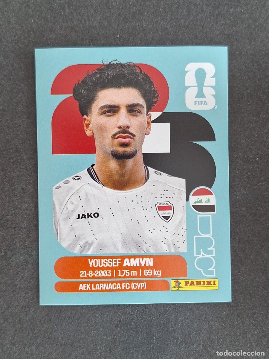 Cromos de F&uacute;tbol: L2 AMYN SELECCION IRAQ 14 PANINI MUNDIAL FIFA WORLD CUP 2026 PANINI NUNCA PEGADO