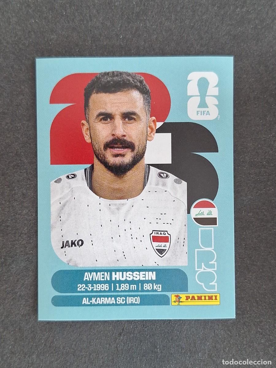 Cromos de F&uacute;tbol: L2 HUSSEIN SELECCION IRAQ 19 PANINI MUNDIAL FIFA WORLD CUP 2026 PANINI NUNCA PEGADO