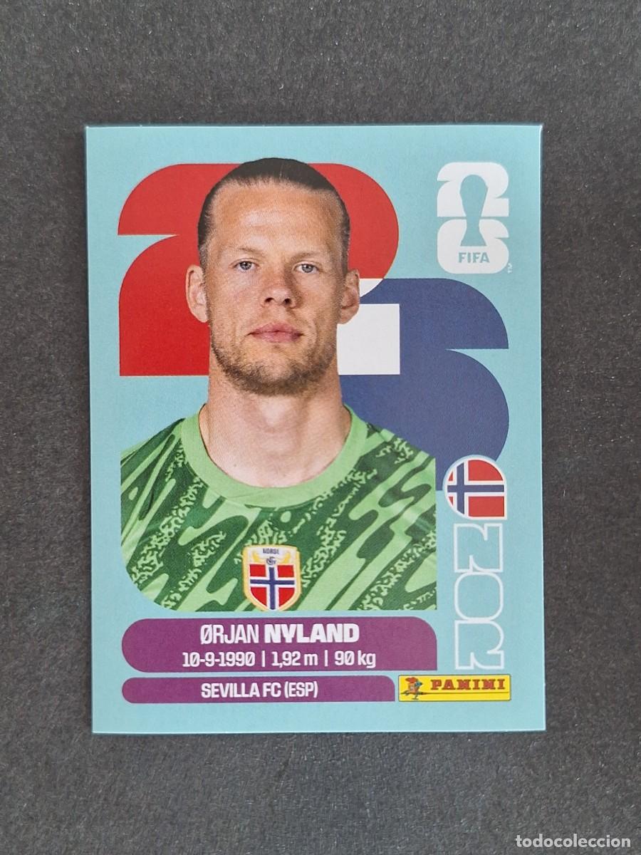 Cromos de F&uacute;tbol: L2 NYLAND SELECCION NORUEGA 2 PANINI MUNDIAL FIFA WORLD CUP 2026 PANINI NUNCA PEGADO