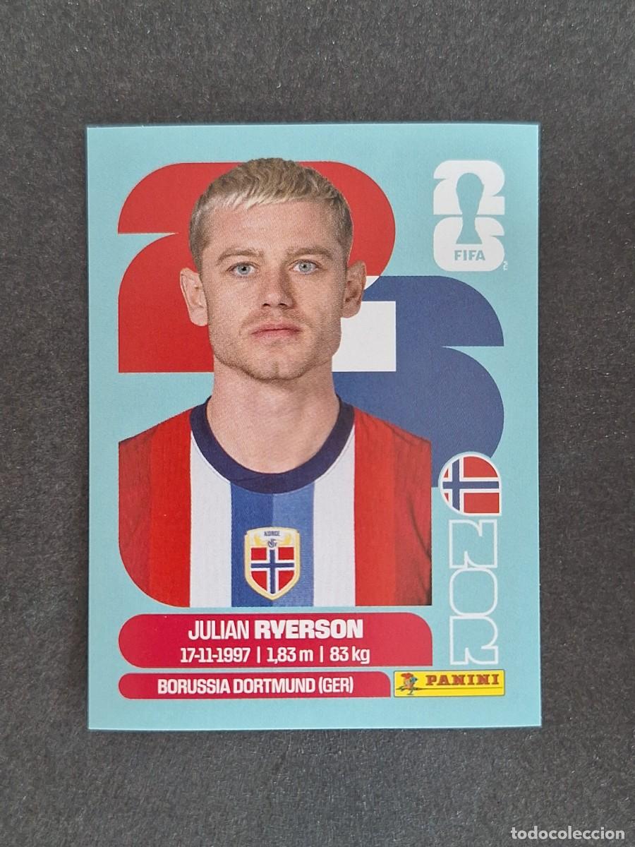 Cromos de F&uacute;tbol: L2 RYERSON SELECCION NORUEGA 3 PANINI MUNDIAL FIFA WORLD CUP 2026 PANINI NUNCA PEGADO