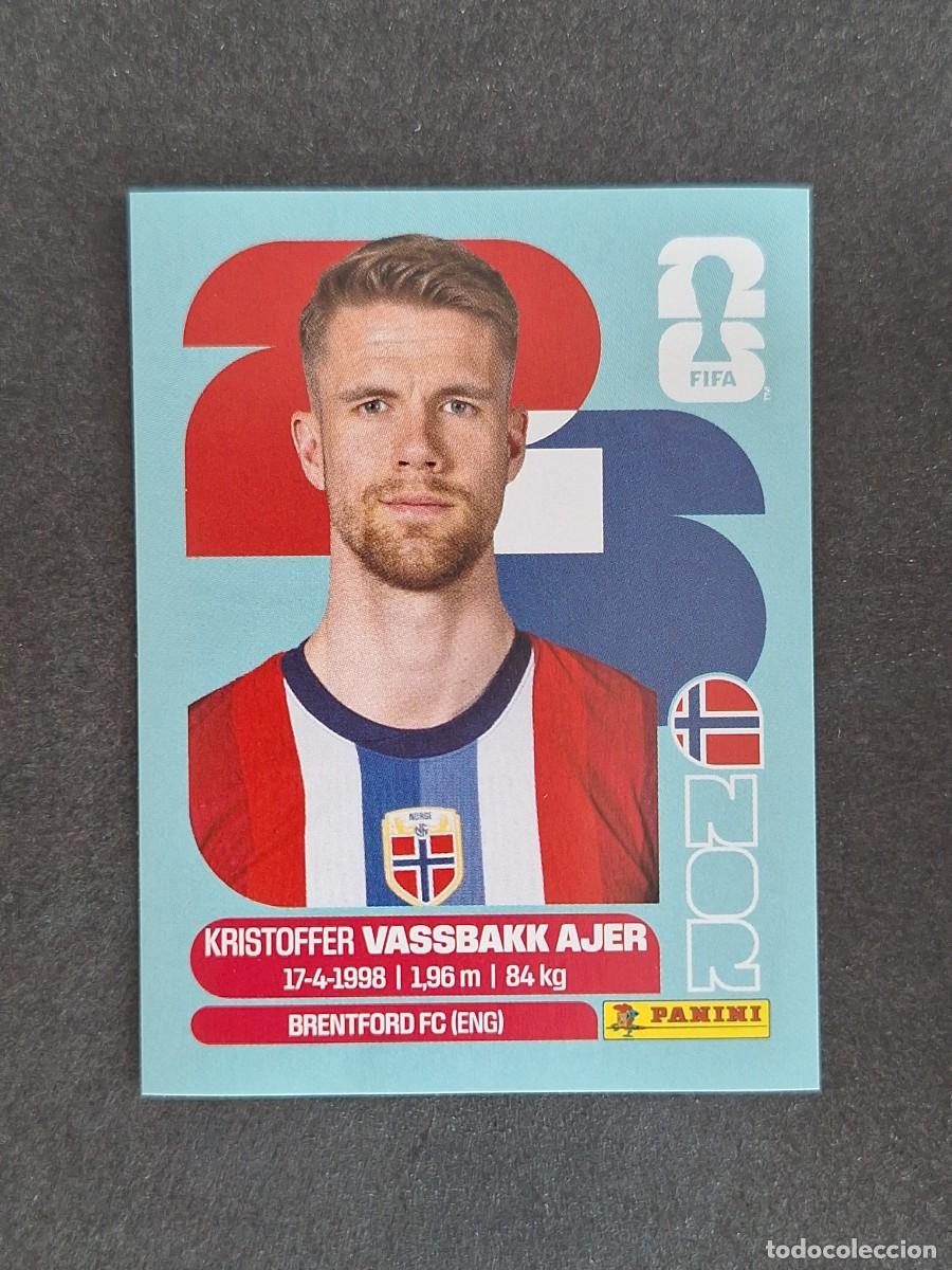Cromos de F&uacute;tbol: L2 VASSBAKK AJER SELECCION NORUEGA 5 PANINI MUNDIAL FIFA WORLD CUP 2026 PANINI NUNCA PEGADO