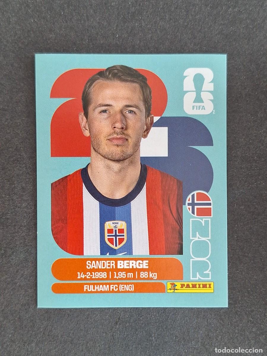 Cromos de F&uacute;tbol: L2 BERGE SELECCION NORUEGA 11 PANINI MUNDIAL FIFA WORLD CUP 2026 PANINI NUNCA PEGADO