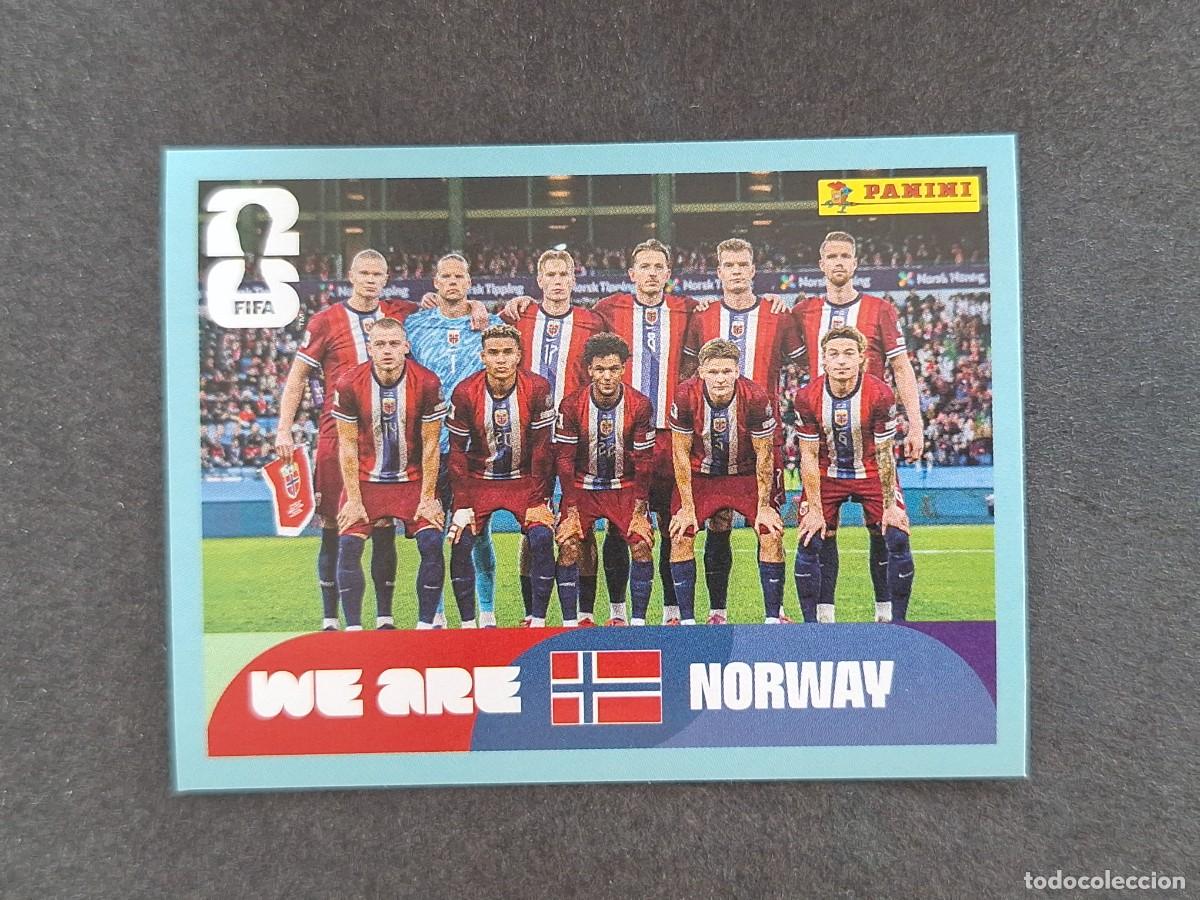 Cromos de F&uacute;tbol: L2 EQUIPO SELECCION NORUEGA 13 PANINI MUNDIAL FIFA WORLD CUP 2026 PANINI NUNCA PEGADO
