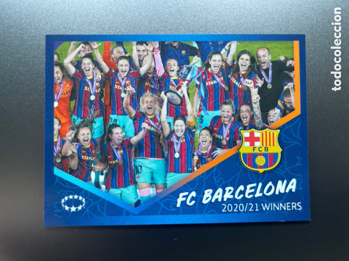 Cromos de F&uacute;tbol: FC Barcelona Femeni 644 Winners Topps UCL 2021-22
