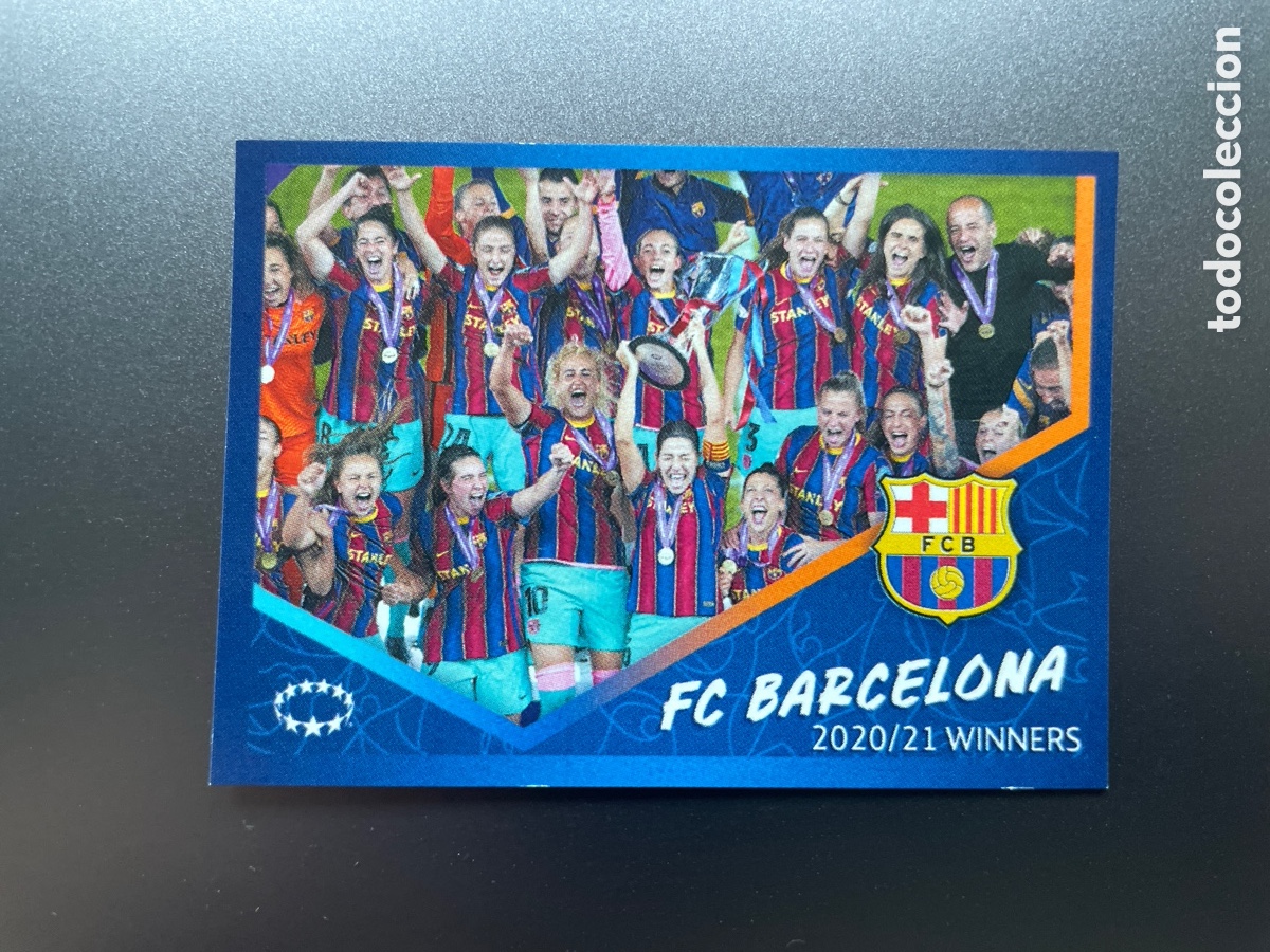 Cromos de F&uacute;tbol: FC Barcelona Femeni 644 Winners Topps UCL 2021-22