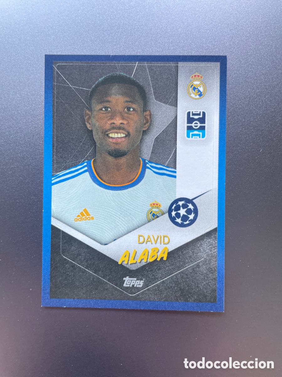 Cromos de F&uacute;tbol: Alaba 305 Topps UCL 2021-22 Real Madrid