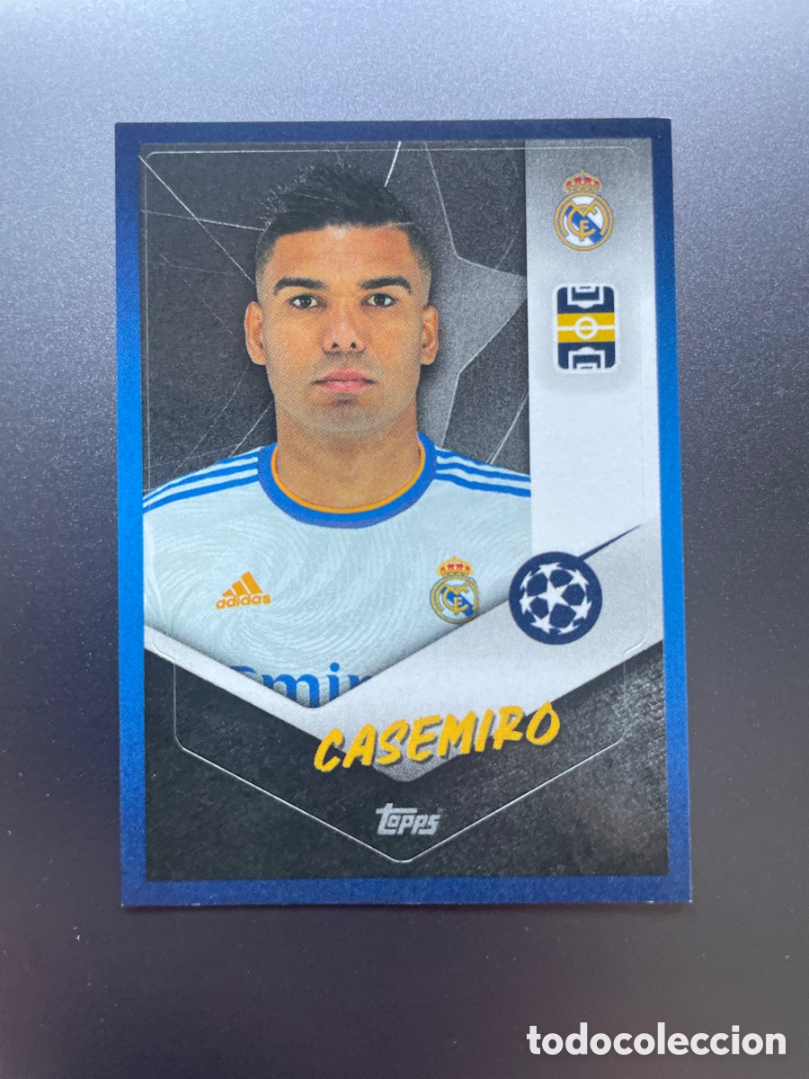 Cromos de F&uacute;tbol: Casemiro 310 Topps UCL 2021-22 Real Madrid
