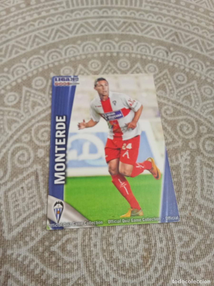 Cromos de F&uacute;tbol: 1146 monteverde Alcoyano quiz game collection 2012