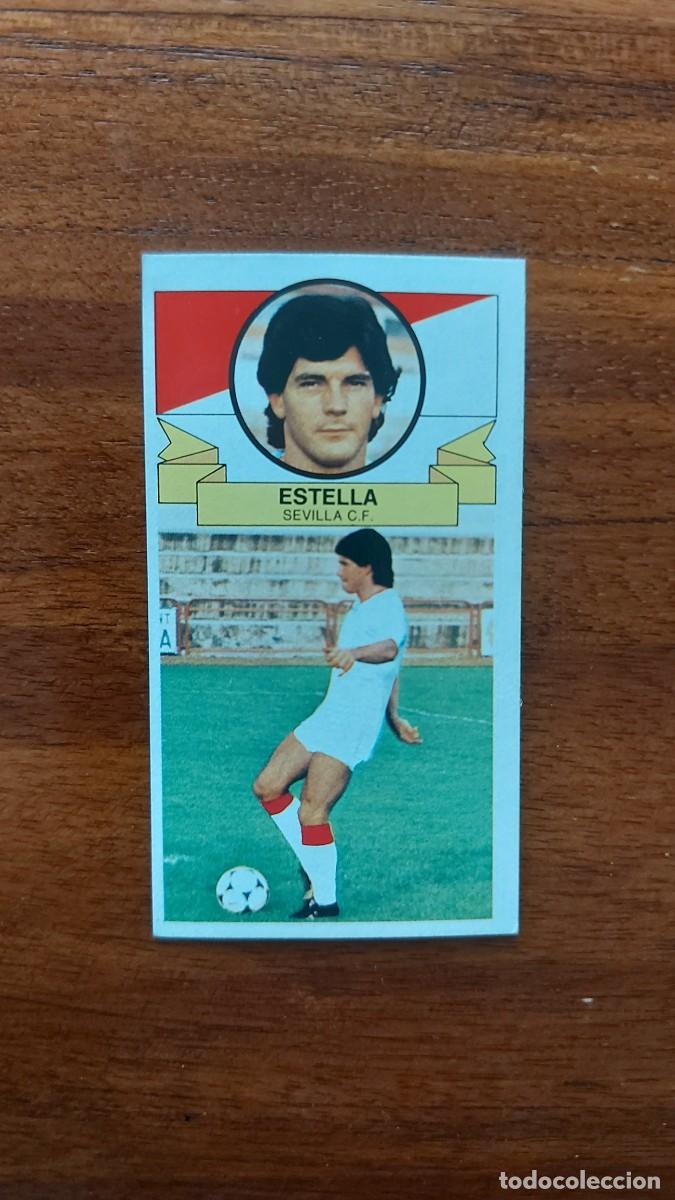 Cromos de F&uacute;tbol: Estella ( Sevilla C. F. ) Fichaje 22 Ediciones Este Liga 85/86 1985/86 nuevo nunca pegado