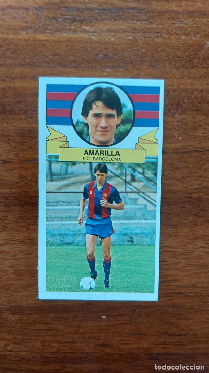 Cromos de Futebol: Amarilla ( F.C. BARCELONA ) ESTE 85/86 Fichaje 1 Sin Pegar Nuevo