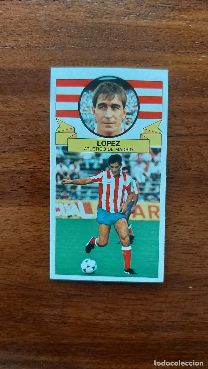 Cromos de Futebol: L&oacute;pez ( Atl&eacute;tico de Madrid ) Fichaje 3 Ediciones Este Liga 85/86 1985/86 nuevo nunca pegado