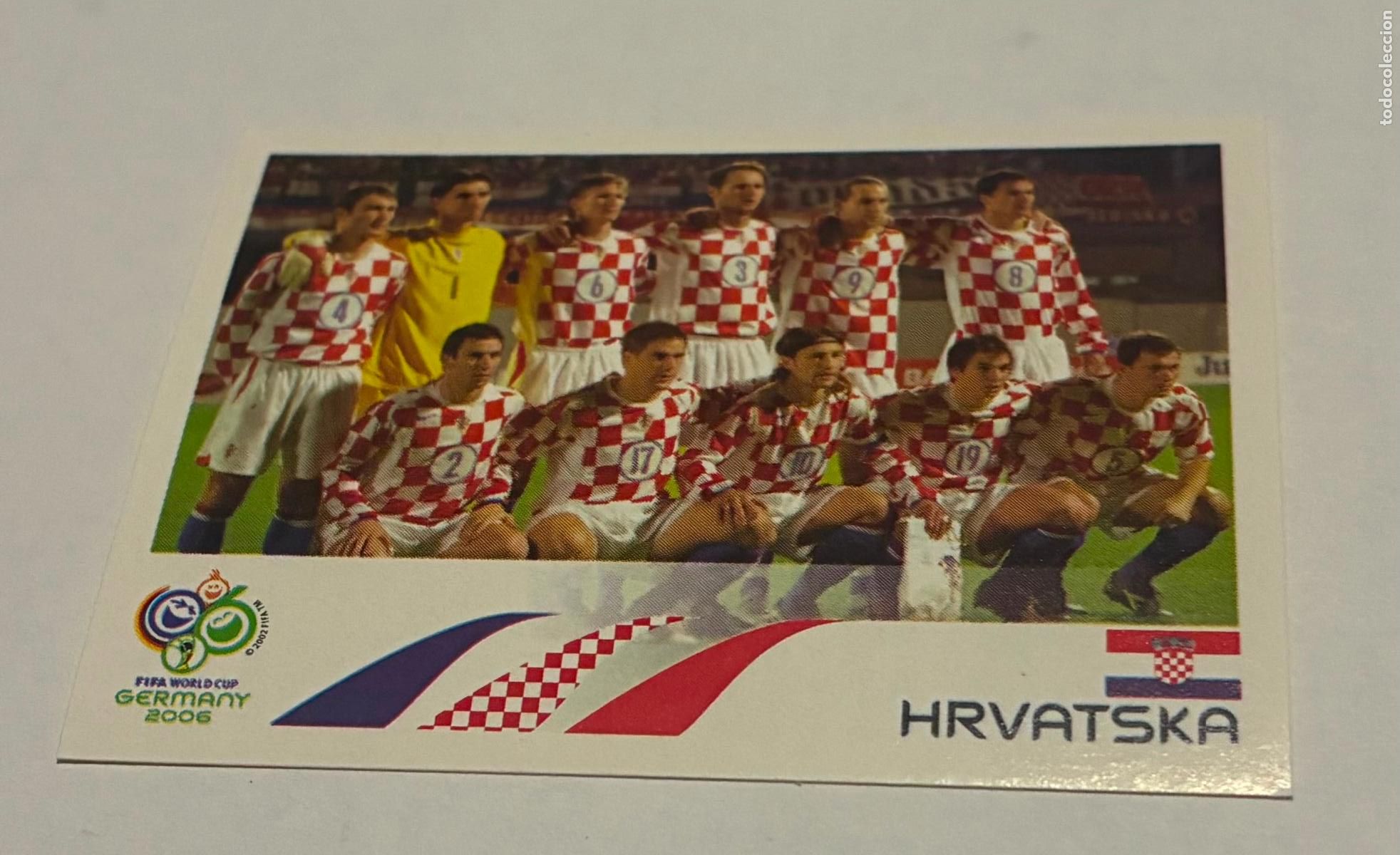 Figurine di Calcio: CROMO FUTBOL MUNDIAL ALEMANIA 2006, PANINI, Numero 397, ALINEACION CROACIA