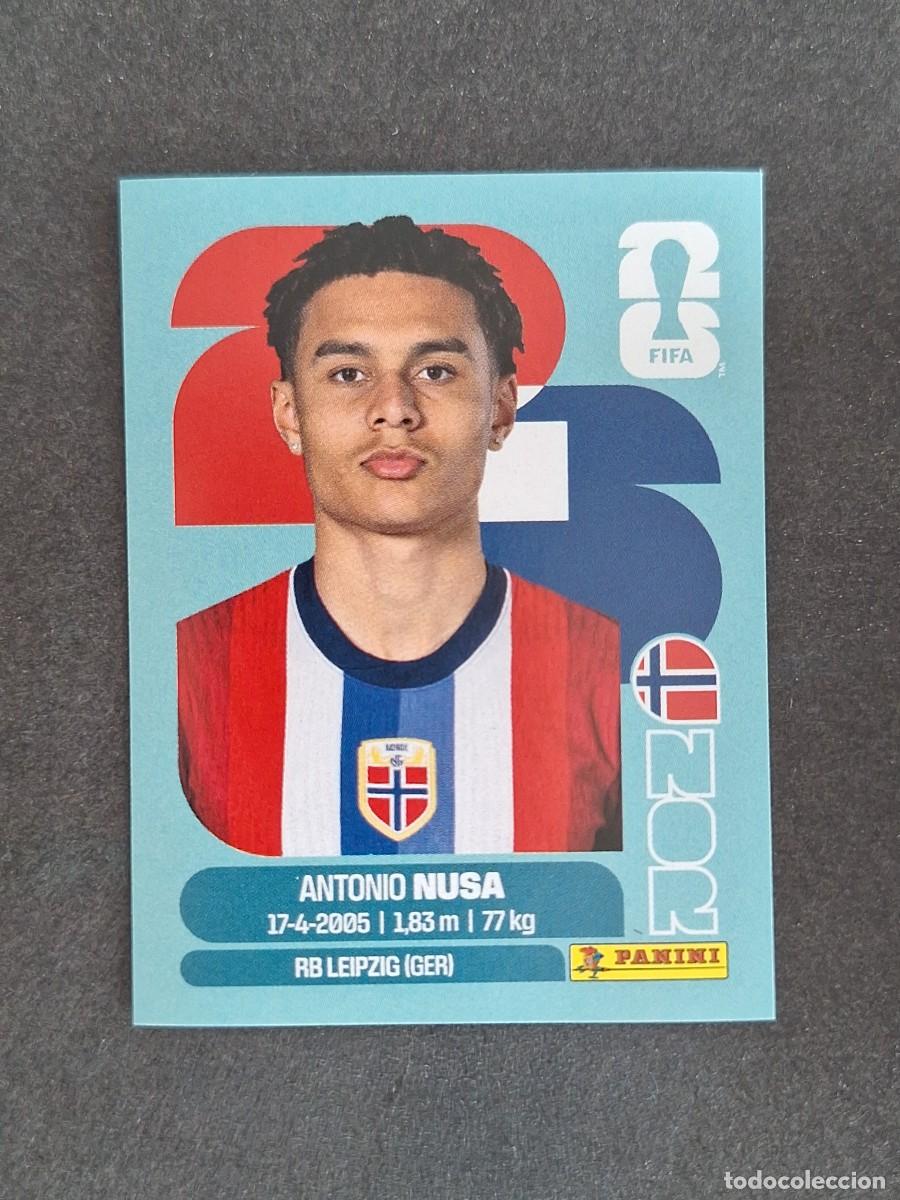 Cromos de F&uacute;tbol: L2 NUSA SELECCION NORUEGA 19 PANINI MUNDIAL FIFA WORLD CUP 2026 PANINI NUNCA PEGADO