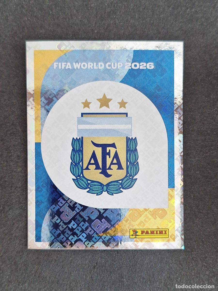 Cromos de F&uacute;tbol: L2 ESCUDO SELECCION ARGENTINA 1 PANINI MUNDIAL FIFA WORLD CUP 2026 PANINI NUNCA PEGADO
