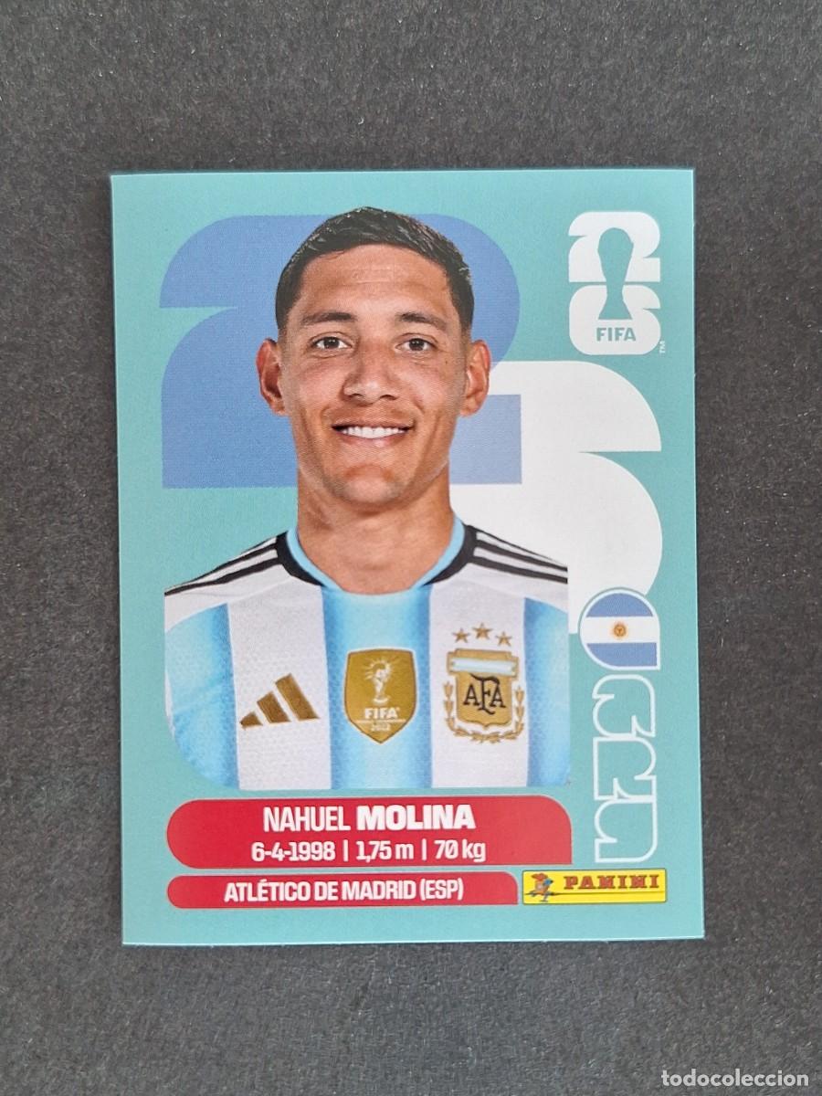 Cromos de F&uacute;tbol: L2 MOLINA SELECCION ARGENTINA 3 PANINI MUNDIAL FIFA WORLD CUP 2026 PANINI NUNCA PEGADO