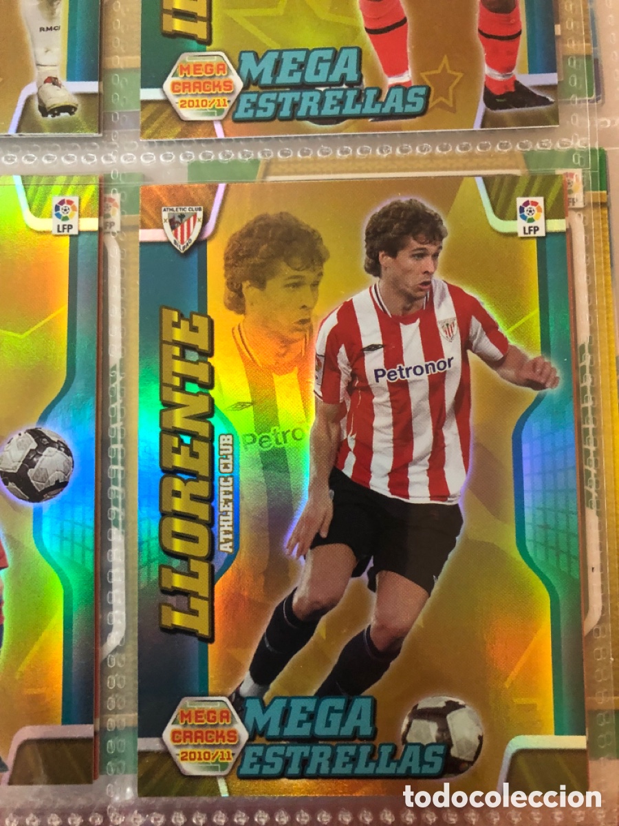 Cromos de F&uacute;tbol: Megacracks 2010 2011 mega estrellas ll&oacute;rente 396 ath Bilbao
