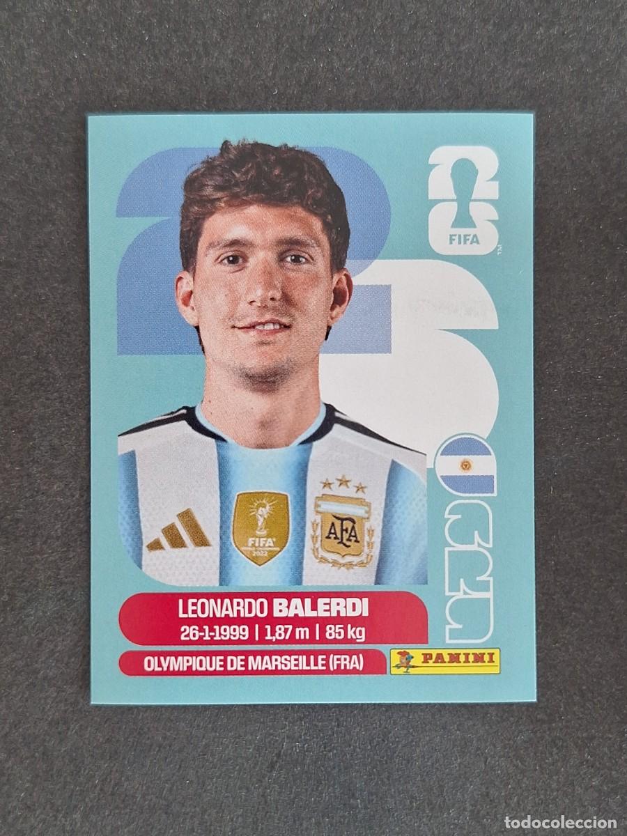Cromos de F&uacute;tbol: L2 BALERDI SELECCION ARGENTINA 7 PANINI MUNDIAL FIFA WORLD CUP 2026 PANINI NUNCA PEGADO