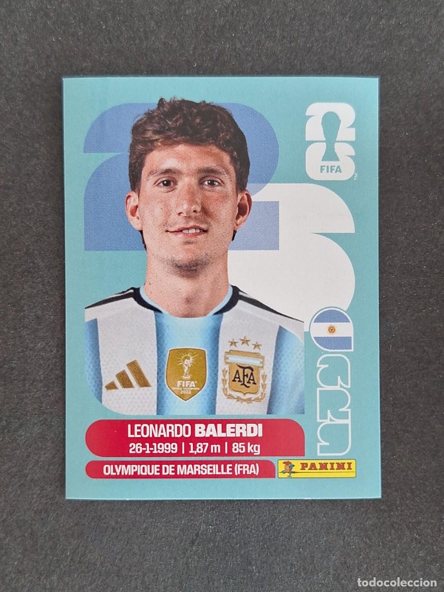Cromos de F&uacute;tbol: L2 BALERDI SELECCION ARGENTINA 7 PANINI MUNDIAL FIFA WORLD CUP 2026 PANINI NUNCA PEGADO