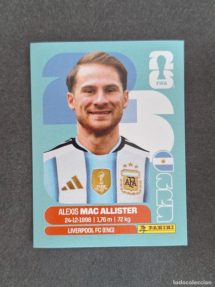 Cromos de F&uacute;tbol: L2 MAC ALLISTER SELECCION ARGENTINA 9 PANINI MUNDIAL FIFA WORLD CUP 2026 PANINI NUNCA PEGADO