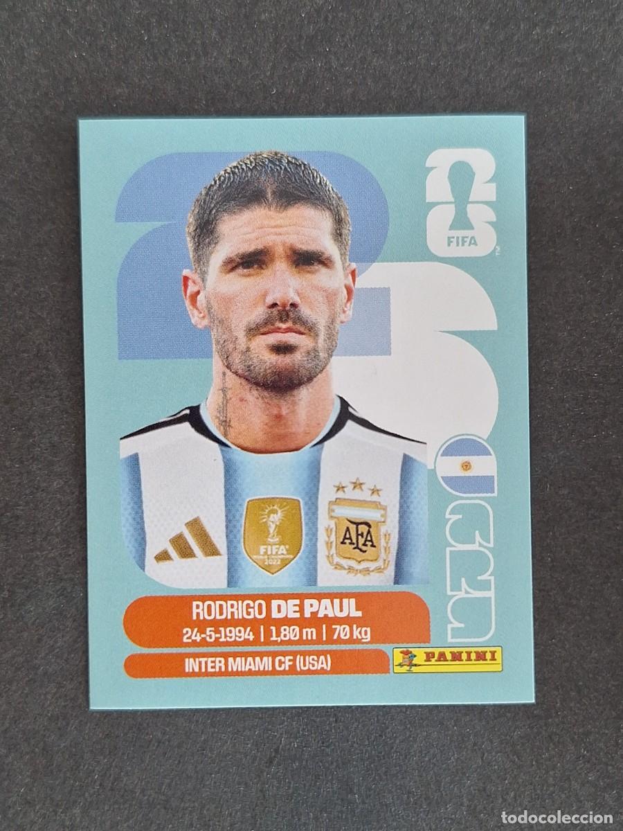Cromos de F&uacute;tbol: L2 DE PAUL SELECCION ARGENTINA 10 PANINI MUNDIAL FIFA WORLD CUP 2026 PANINI NUNCA PEGADO