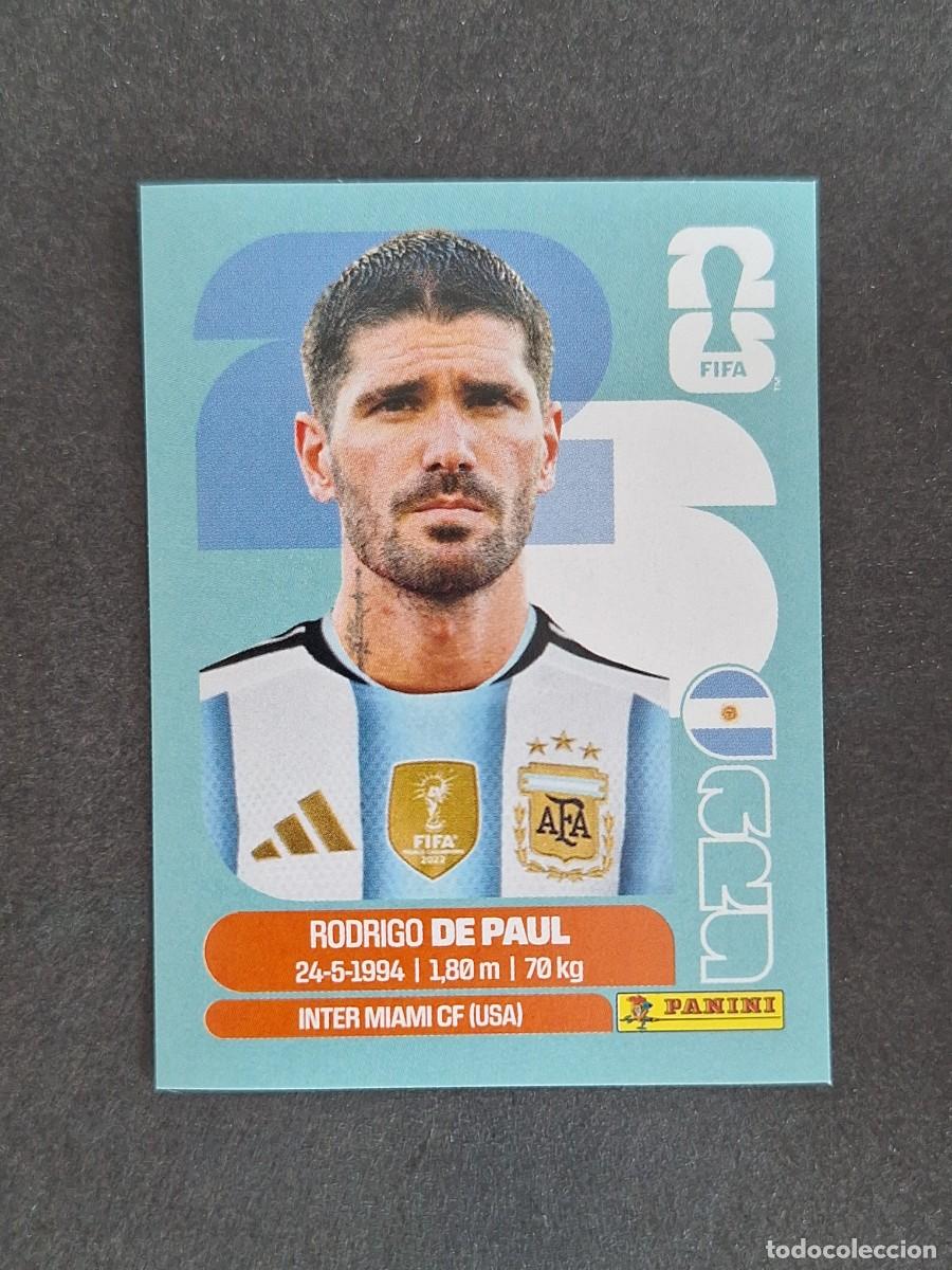 Cromos de F&uacute;tbol: L2 DE PAUL SELECCION ARGENTINA 10 PANINI MUNDIAL FIFA WORLD CUP 2026 PANINI NUNCA PEGADO