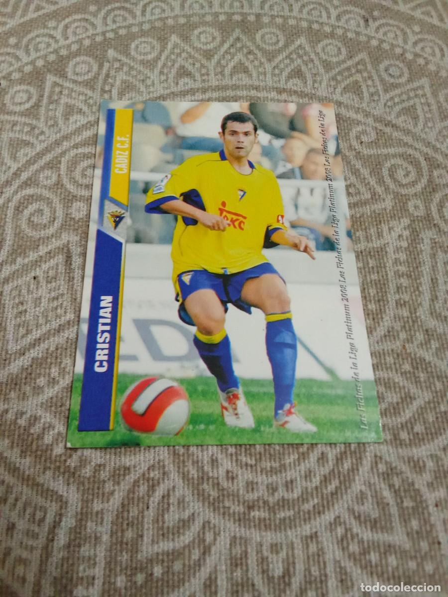 Cromos de F&uacute;tbol: 842 Cristian Garc&iacute;a cadiz las fichas de la liga 2008