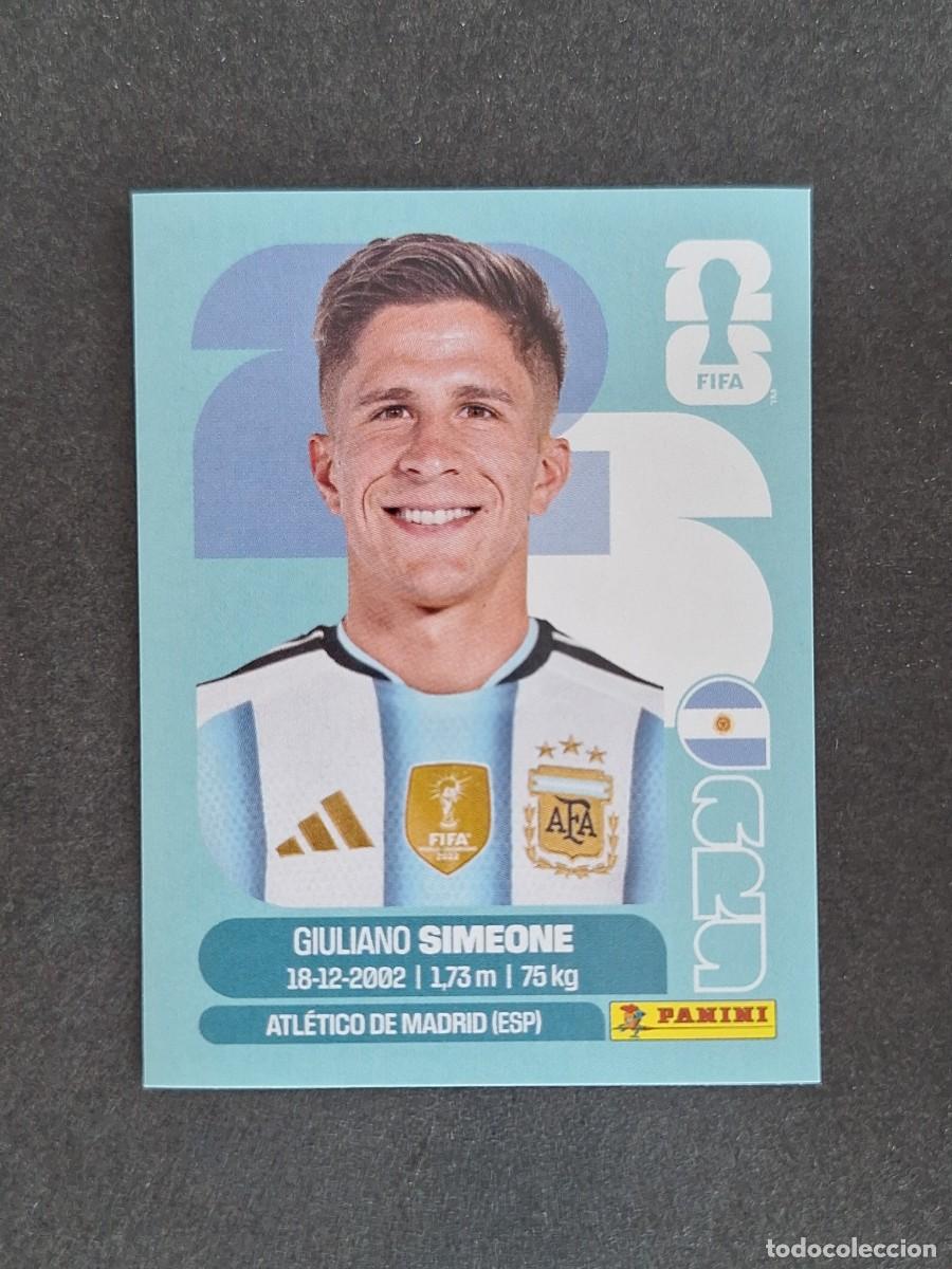 Cromos de F&uacute;tbol: L2 SIMEONE SELECCION ARGENTINA 20 PANINI MUNDIAL FIFA WORLD CUP 2026 PANINI NUNCA PEGADO
