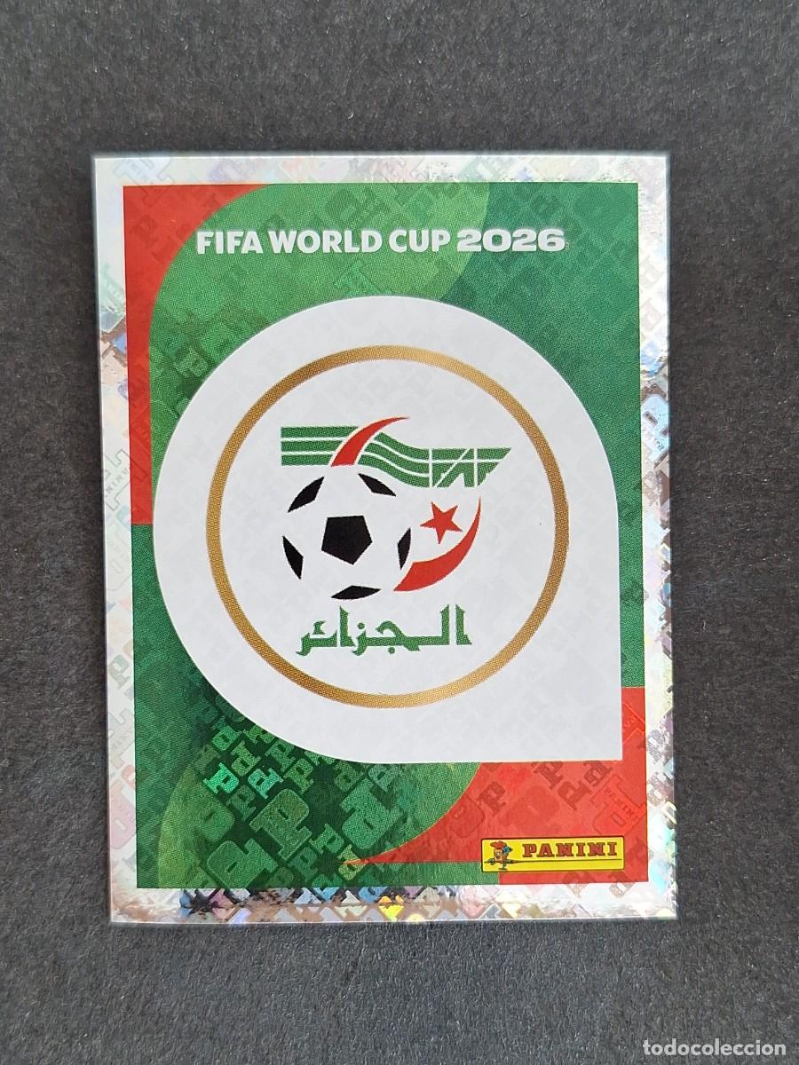 Cromos de F&uacute;tbol: L2 ESCUDO SELECCION ARGELIA 1 PANINI MUNDIAL FIFA WORLD CUP 2026 PANINI NUNCA PEGADO
