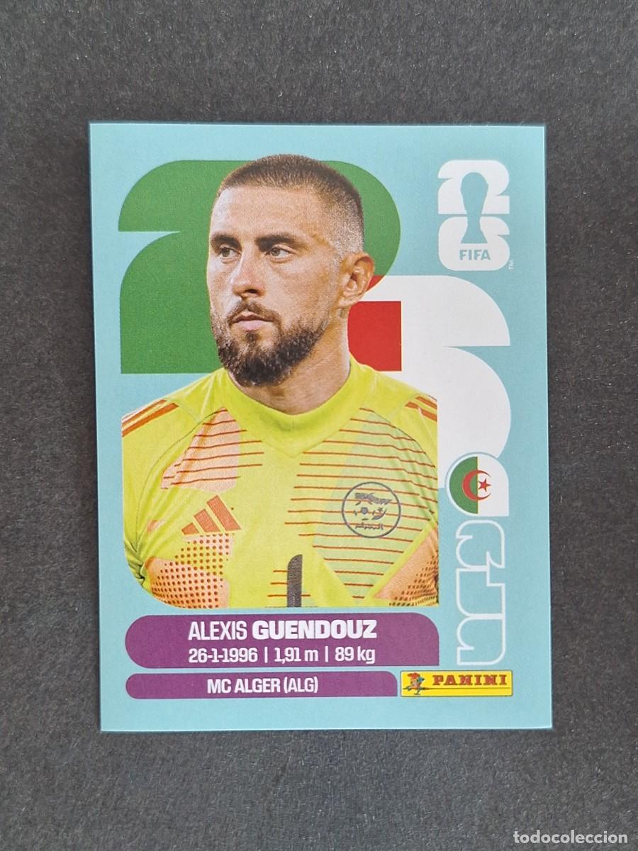 Cromos de F&uacute;tbol: L2 GUENDOUZ SELECCION ARGELIA 2 PANINI MUNDIAL FIFA WORLD CUP 2026 PANINI NUNCA PEGADO