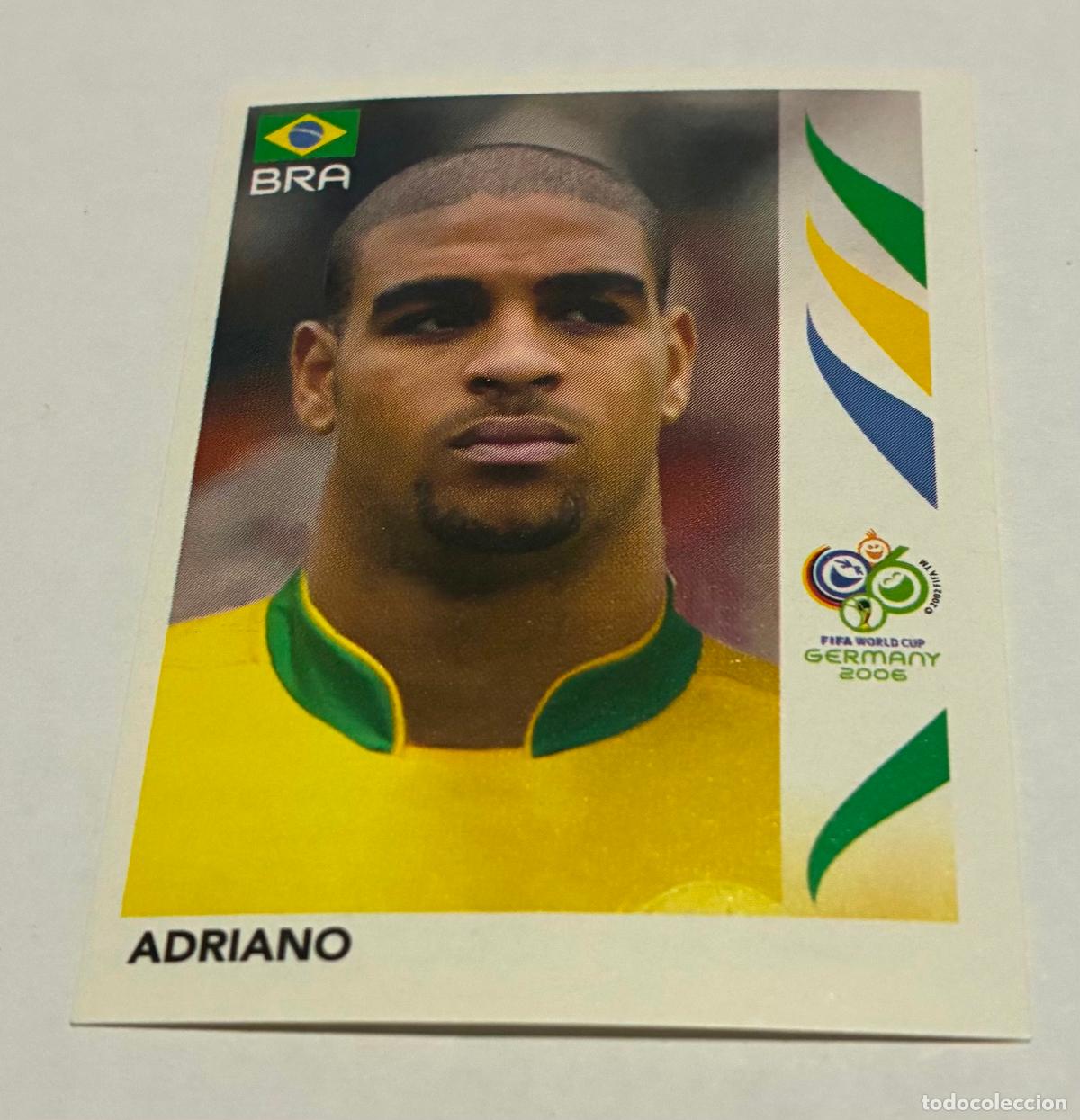 Cromos de F&uacute;tbol: CROMO FUTBOL MUNDIAL 2006 ALEMANIA, PANINI, Numero 394, ADRIANO, Brasil