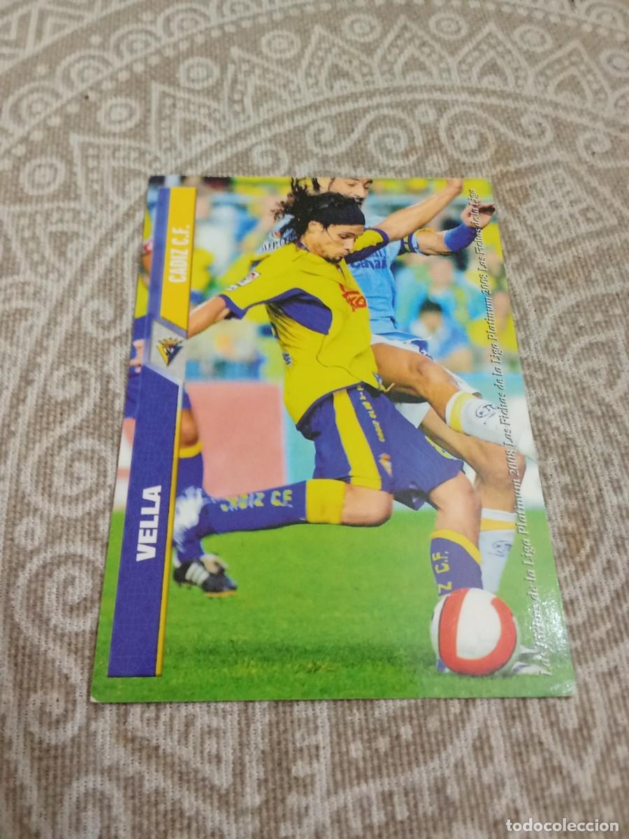 Cromos de F&uacute;tbol: 846 Vella C&aacute;diz las fichas de la liga 2008
