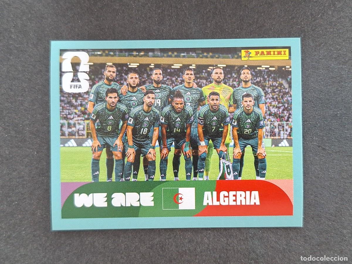 Cromos de F&uacute;tbol: L2 EQUIPO SELECCION ARGELIA 13 PANINI MUNDIAL FIFA WORLD CUP 2026 PANINI NUNCA PEGADO