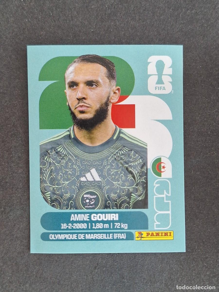 Cromos de F&uacute;tbol: L2 GOUIRI SELECCION ARGELIA 18 PANINI MUNDIAL FIFA WORLD CUP 2026 PANINI NUNCA PEGADO
