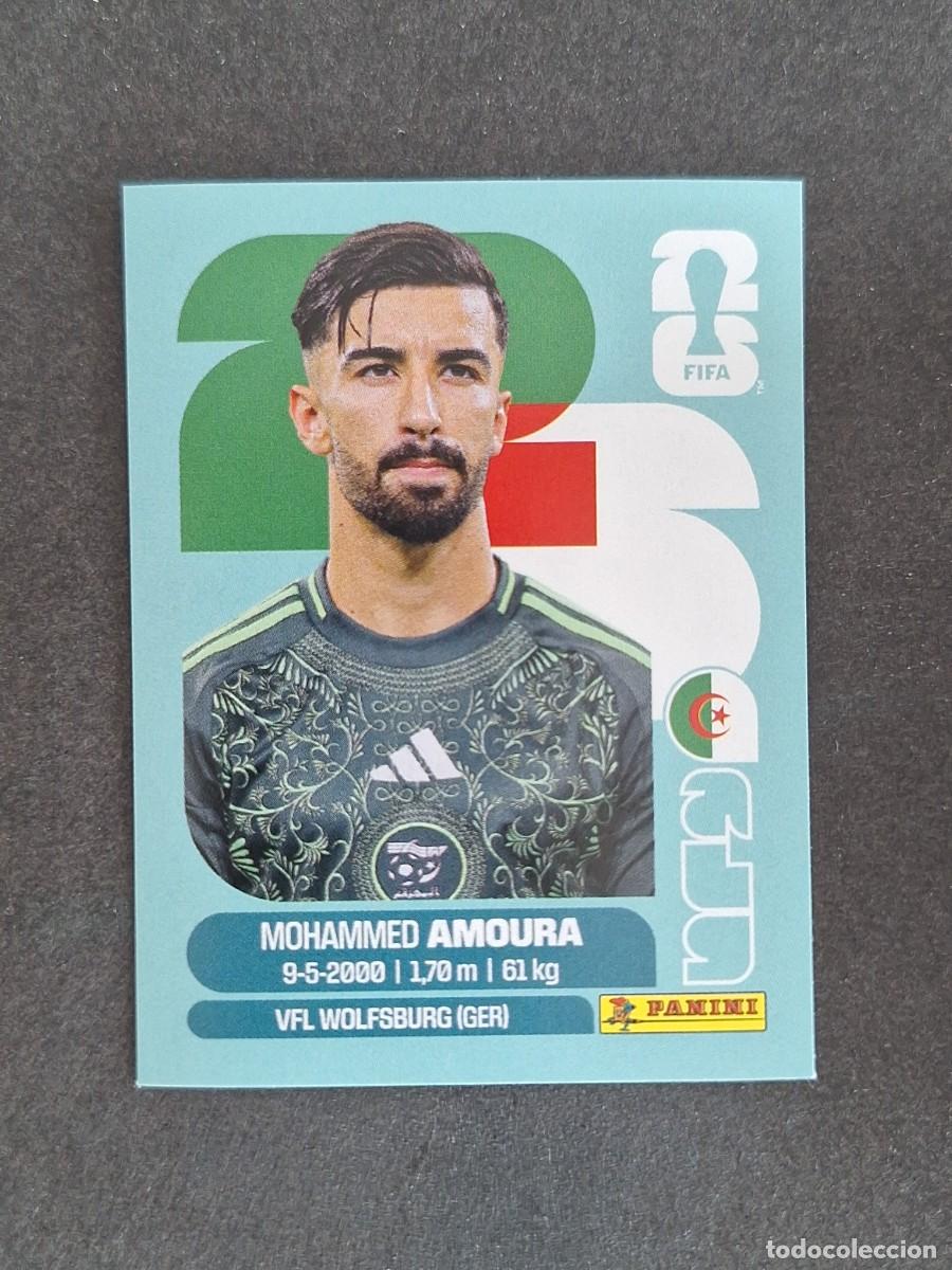 Cromos de F&uacute;tbol: L2 AMOURA SELECCION ARGELIA 20 PANINI MUNDIAL FIFA WORLD CUP 2026 PANINI NUNCA PEGADO