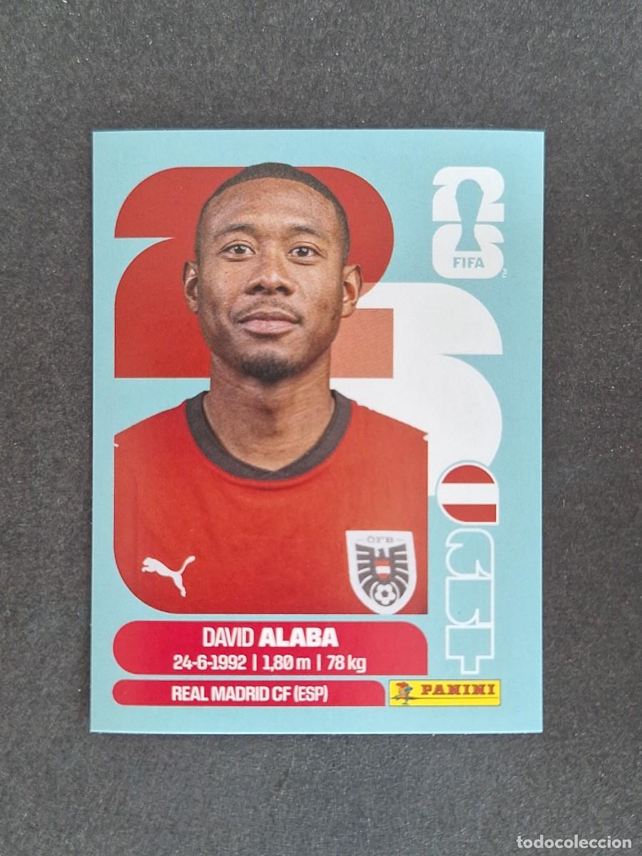 Cromos de F&uacute;tbol: L2 ALABA SELECCION AUSTRIA 4 PANINI MUNDIAL FIFA WORLD CUP 2026 PANINI NUNCA PEGADO