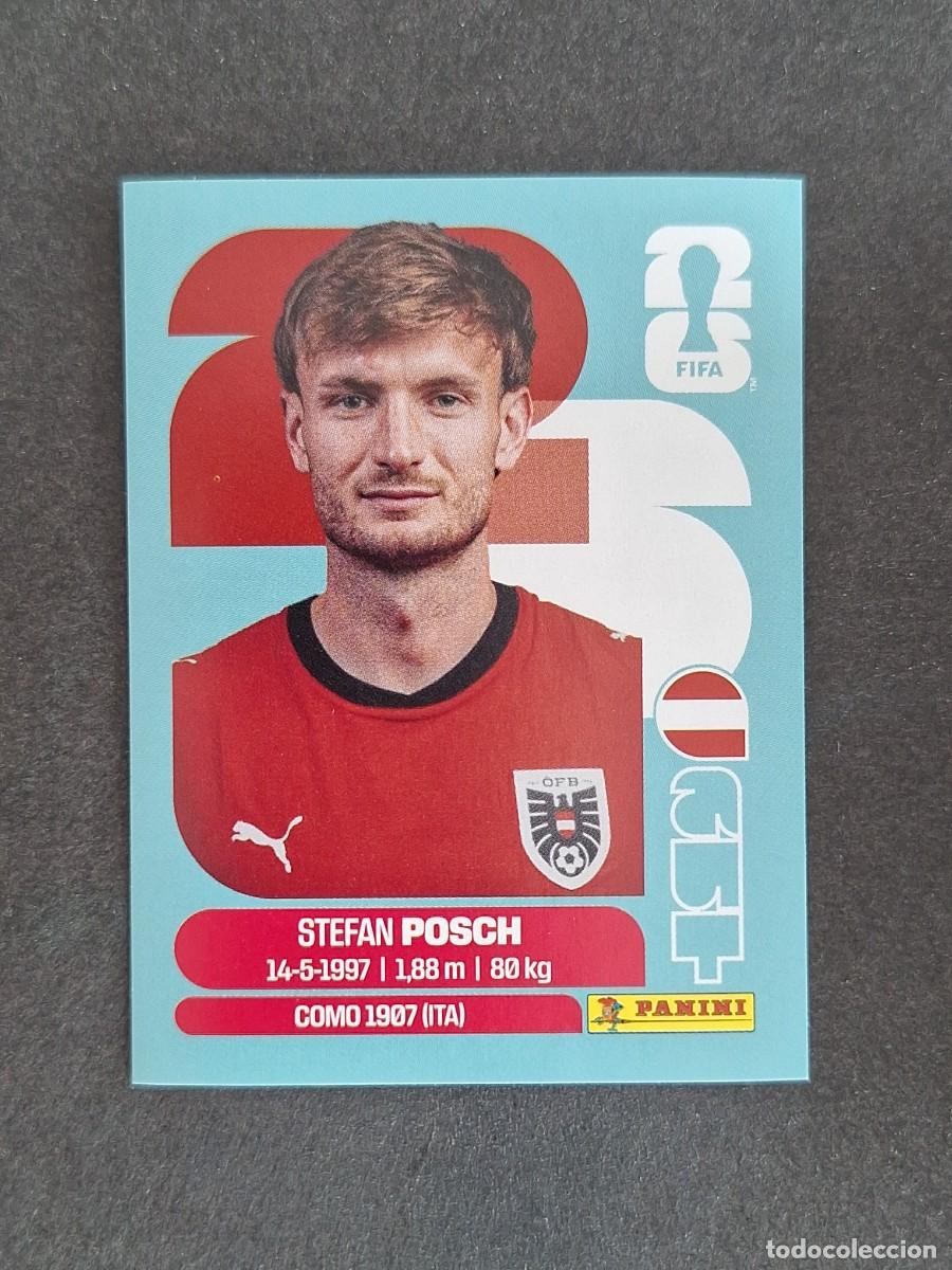 Cromos de F&uacute;tbol: L2 POSCH SELECCION AUSTRIA 7 PANINI MUNDIAL FIFA WORLD CUP 2026 PANINI NUNCA PEGADO