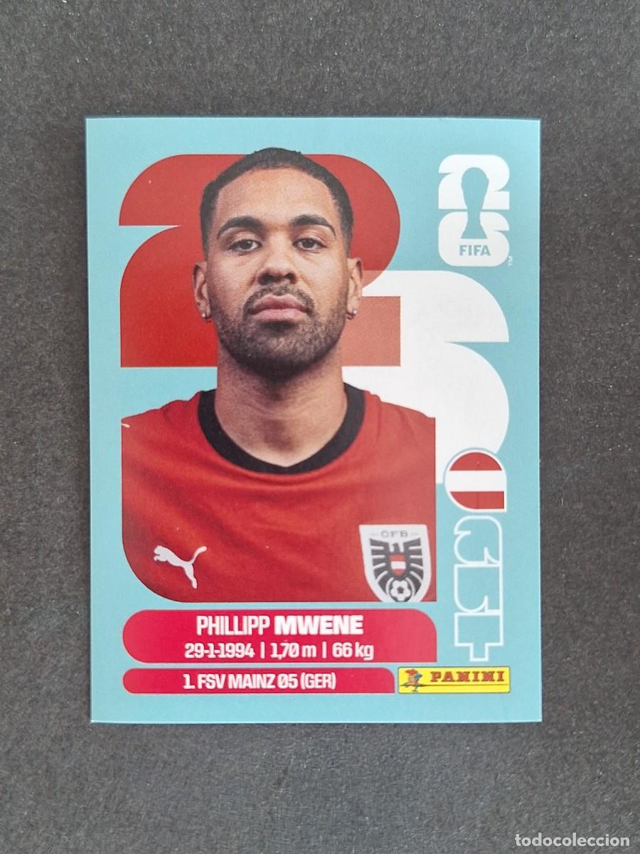 Cromos de F&uacute;tbol: L2 MWENE SELECCION AUSTRIA 8 PANINI MUNDIAL FIFA WORLD CUP 2026 PANINI NUNCA PEGADO