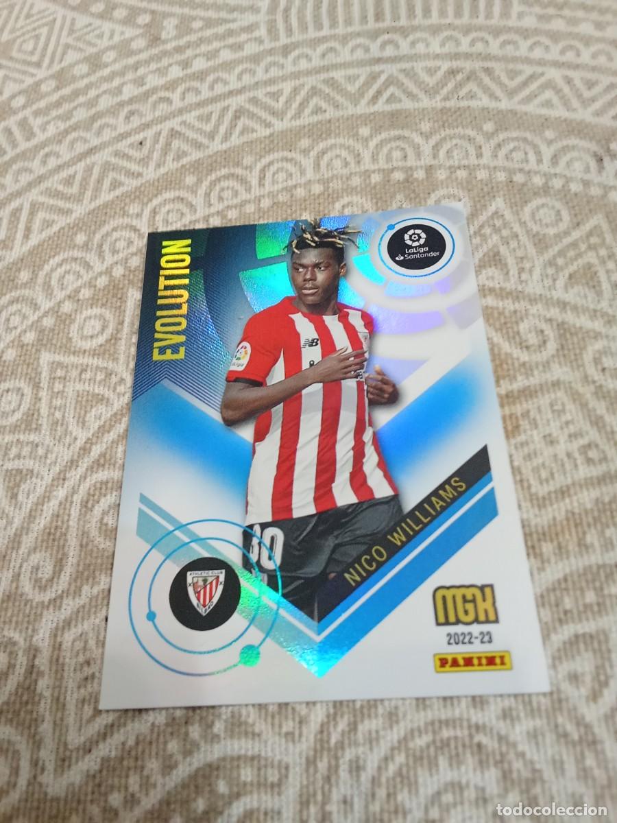 Cromos de F&uacute;tbol: 386 Nico Williams Evolution Athletic club megacracks 2022-23