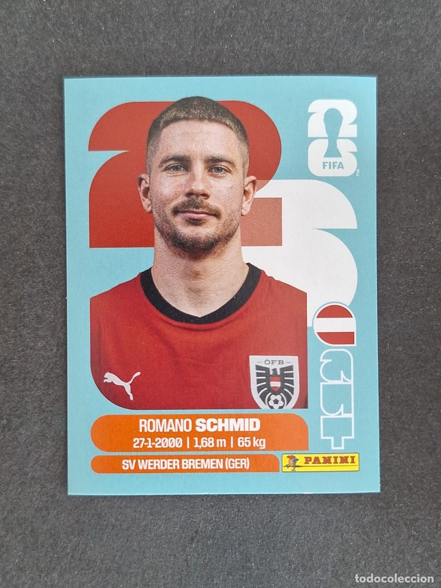 Cromos de F&uacute;tbol: L2 SCHMID SELECCION AUSTRIA 16 PANINI MUNDIAL FIFA WORLD CUP 2026 PANINI NUNCA PEGADO