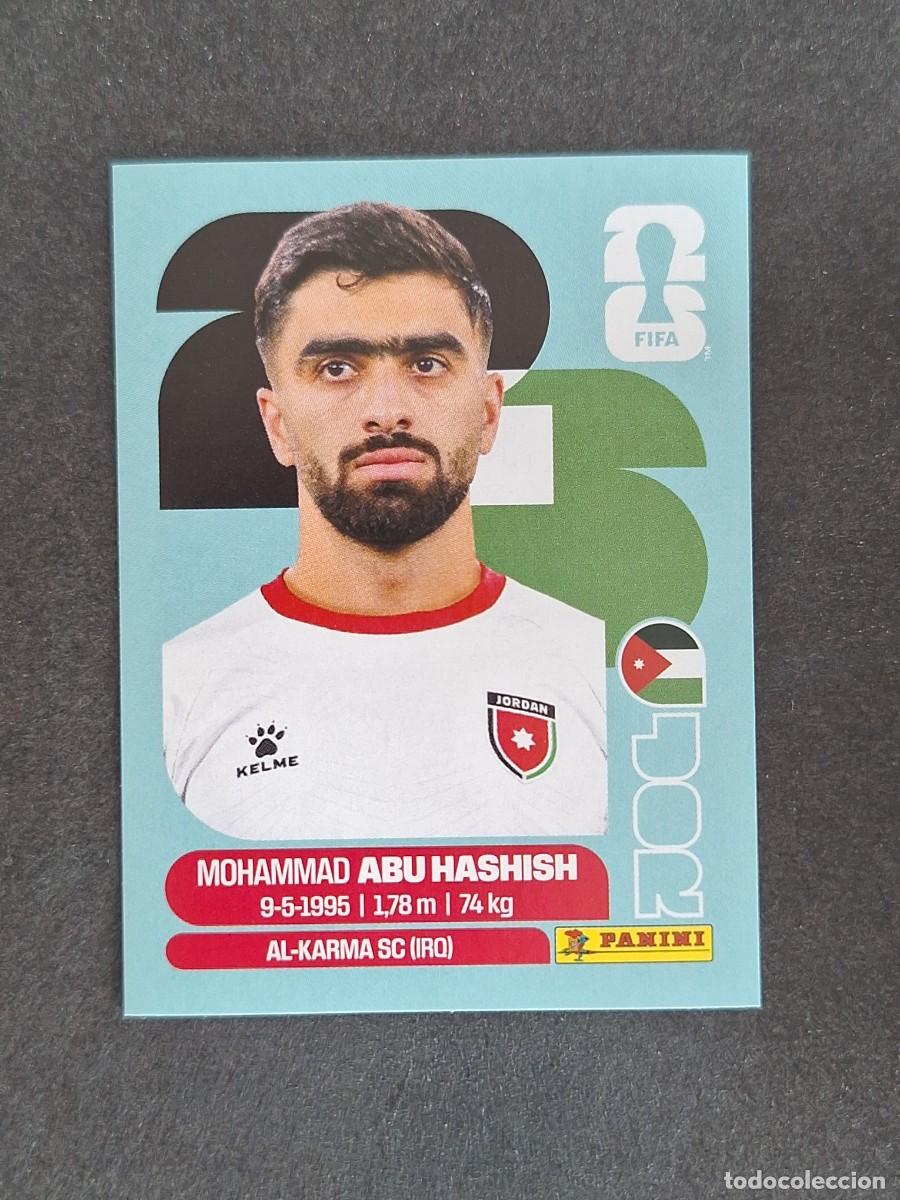 Cromos de F&uacute;tbol: L2 ABU HASHISH SELECCION JORDANIA 4 PANINI MUNDIAL FIFA WORLD CUP 2026 PANINI NUNCA PEGADO