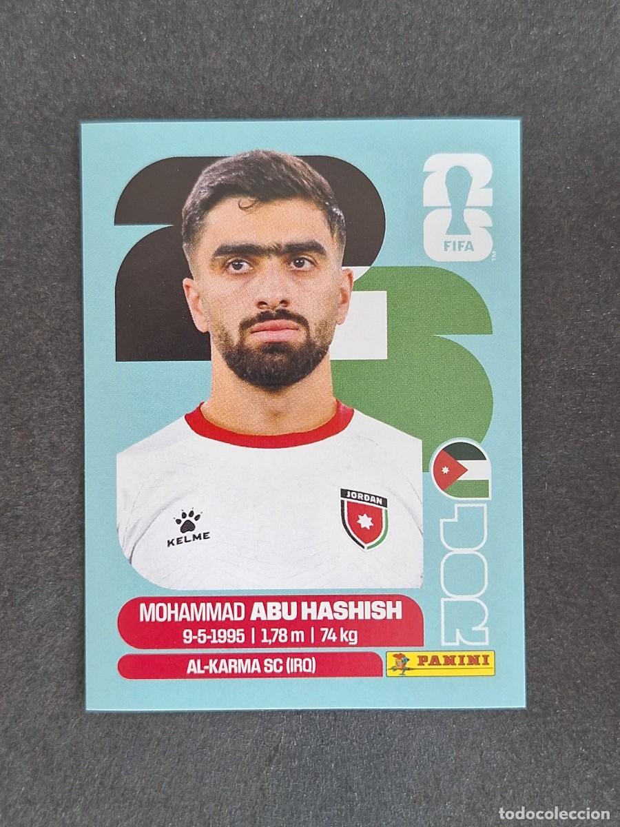 Cromos de F&uacute;tbol: L2 ABU HASHISH SELECCION JORDANIA 4 PANINI MUNDIAL FIFA WORLD CUP 2026 PANINI NUNCA PEGADO