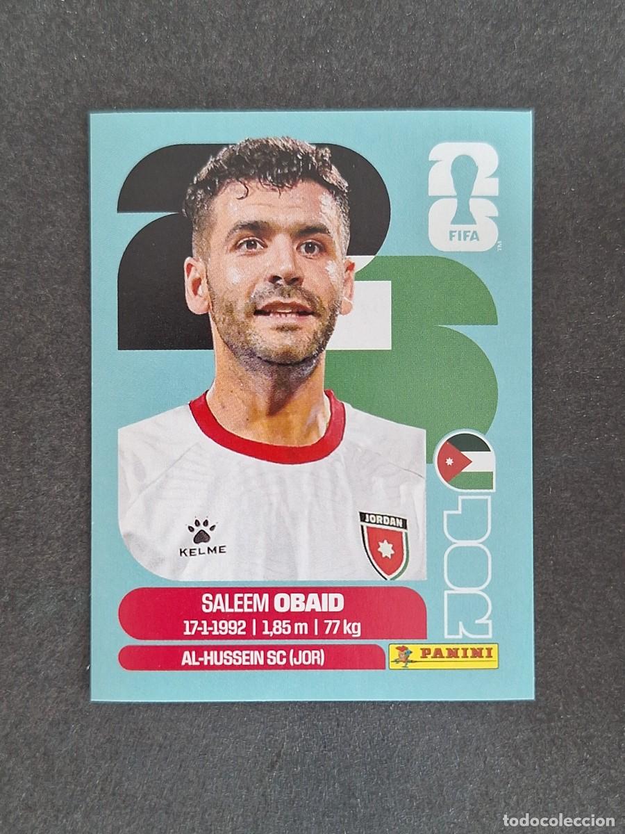 Cromos de F&uacute;tbol: L2 OBAID SELECCION JORDANIA 7 PANINI MUNDIAL FIFA WORLD CUP 2026 PANINI NUNCA PEGADO