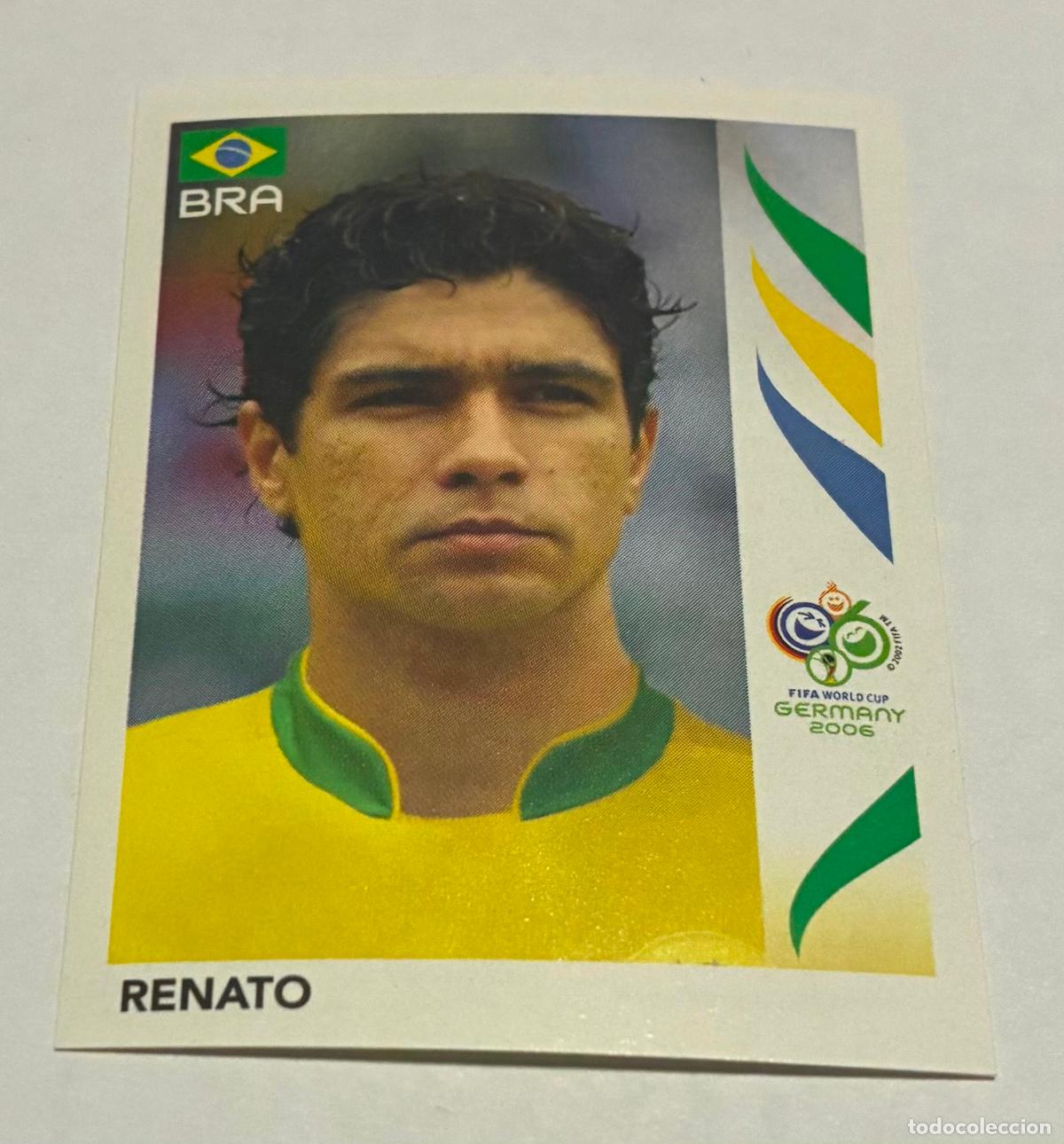 Cromos de F&uacute;tbol: CROMO FUTBOL MUNDIAL ALEMANIA 2006, PANINI, Numero 390, RENATO, Brasil