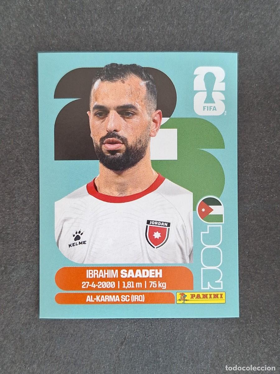 Cromos de F&uacute;tbol: L2 SAADEH SELECCION JORDANIA 9 PANINI MUNDIAL FIFA WORLD CUP 2026 PANINI NUNCA PEGADO