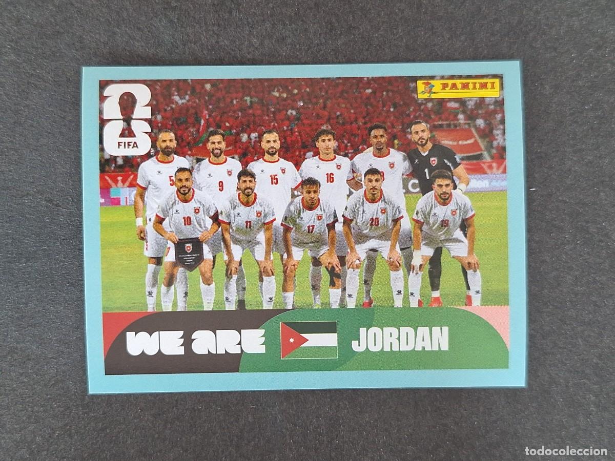 Cromos de F&uacute;tbol: L2 EQUIPO SELECCION JORDANIA 13 PANINI MUNDIAL FIFA WORLD CUP 2026 PANINI NUNCA PEGADO