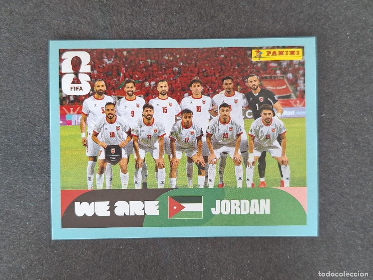Cromos de F&uacute;tbol: L2 EQUIPO SELECCION JORDANIA 13 PANINI MUNDIAL FIFA WORLD CUP 2026 PANINI NUNCA PEGADO