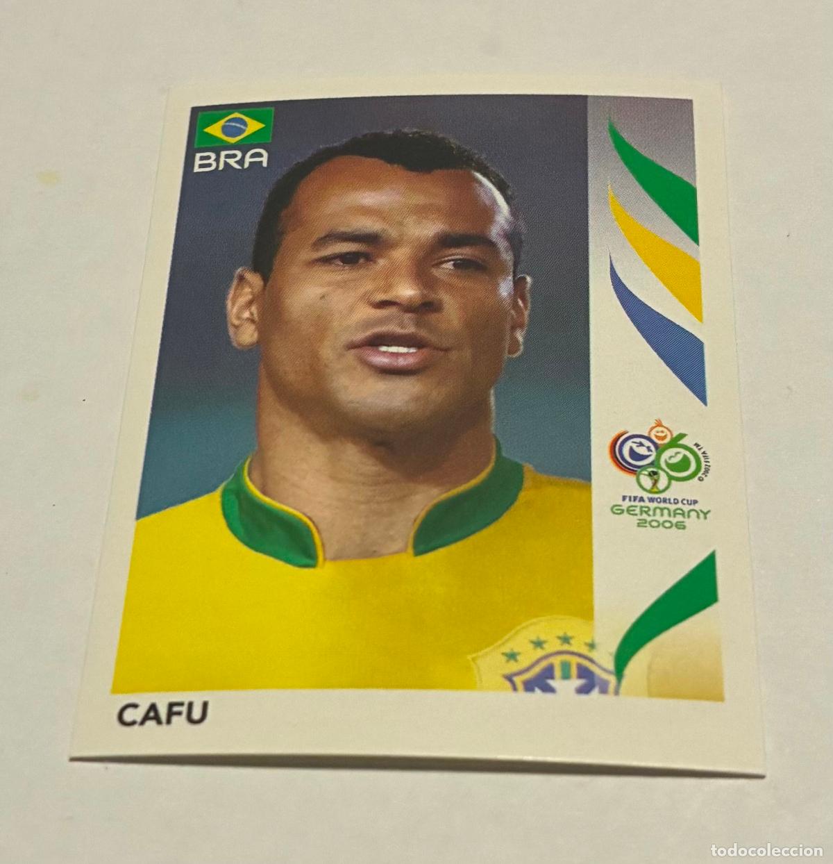 Cromos de F&uacute;tbol: CROMO FUTBOL MUNDIAL ALEMANIA 2006, PANINI, Numero 381, CAFU, Brasil