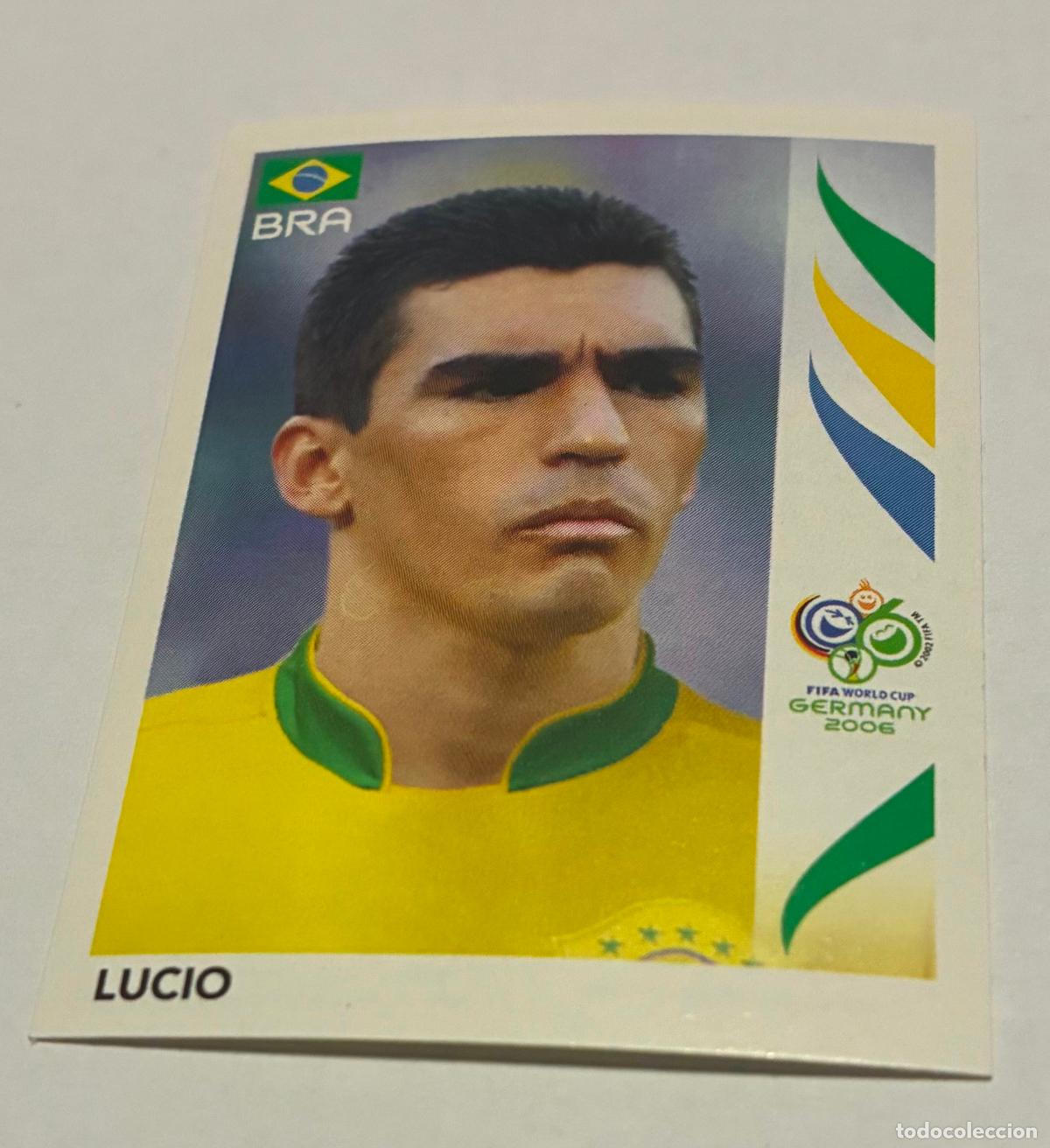 Cromos de F&uacute;tbol: CROMO FUTBOL MUNDIAL ALEMANIA 2006, PANINI, Numero 384, LUCIO, Brasil